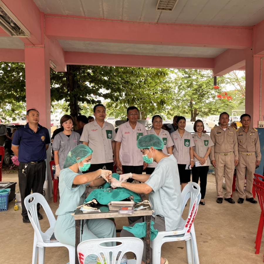 ปศุสัตว์จังหวัดเลย  ออกหน่วยโครงการหน่วยแพทย์เคลื่อนที่ พอ.สว. และโครงการจังหวัดเคลื่อนที่หน่วย บำบัดทุกข์ บำรุงสุข สร้างรอยยิ้มให้ประชาชน ครั้งที่ 8  ประจำปีงบประมาณ พ.ศ. 2569