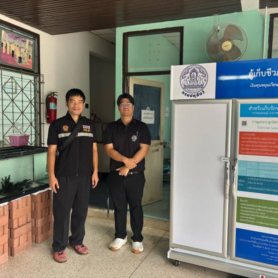 ตรวจติดตามผลการปฏิบัติงานของสถานพยาบาลสัตว์ประจำอำเภอเมืองบึงกาฬ จังหวัดบึงกาฬ