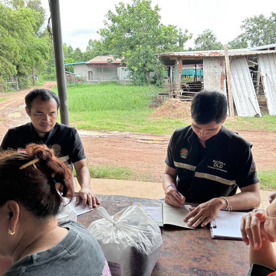 ติดตามความก้าวหน้าการดำเนินงานกิจกรรมแก้ไขปัญหาคุณภาพน้ำนมดิบของฟาร์มเกษตรกร