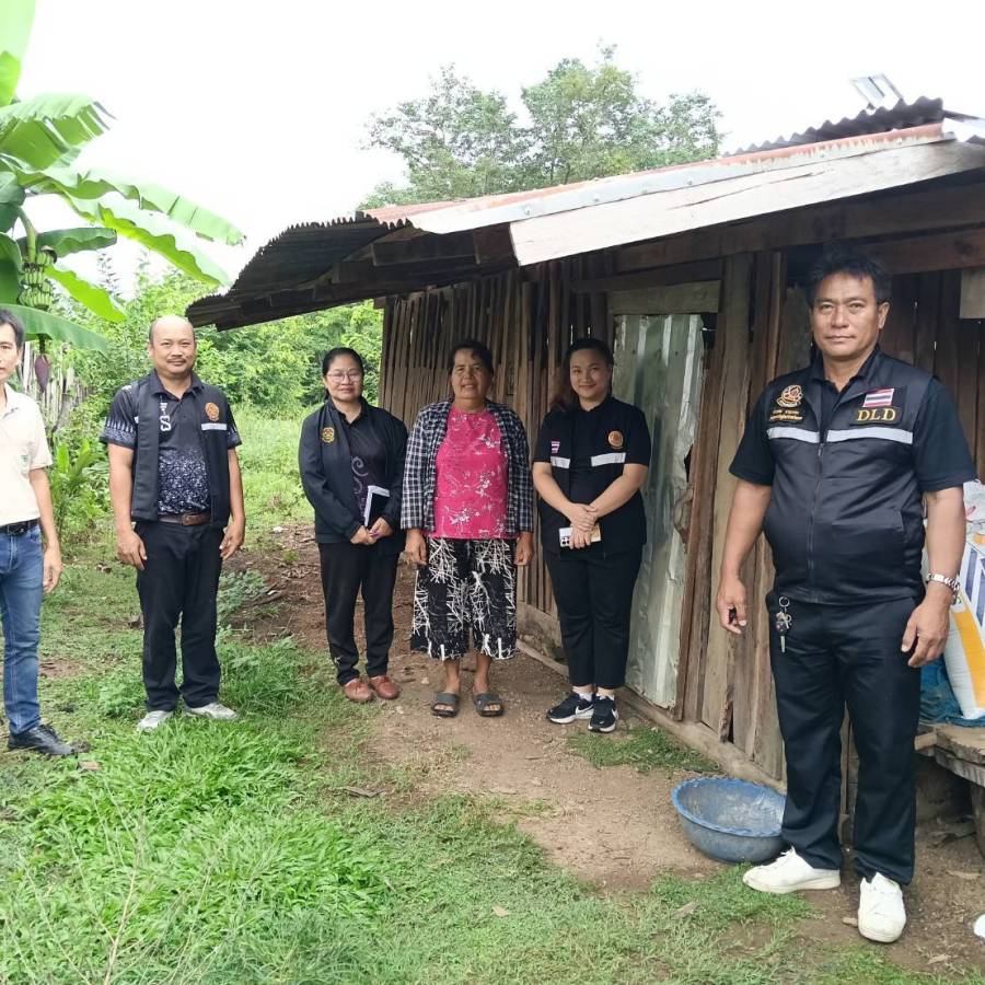 ปศุสัตว์จังหวัดเลย ตรวจติดตามงานโครงการเกษตรทฤษฎีใหม่
