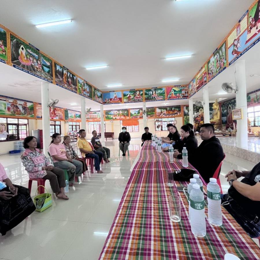 ร่วมลงพื้นที่ติดตามการดำเนินโครงการพัฒนาสินค้าอัตลักษณ์พื้นถิ่นและสินค้าชุมชน ประจำปีงบประมาณ พ.ศ. 2569