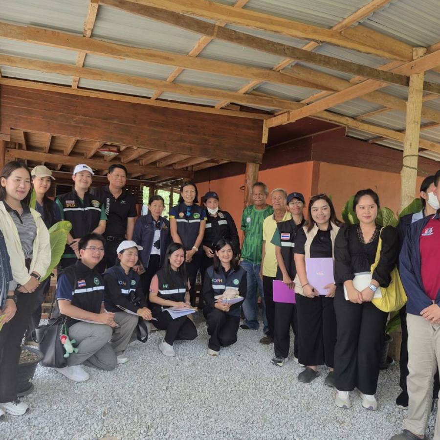 สำนักงานปศุสัตว์เขต 4 ติดตามการดำเนินงานการควบคุมโรคพิษสุนัขบ้าในสัตว์ จังหวัดขอนแก่น