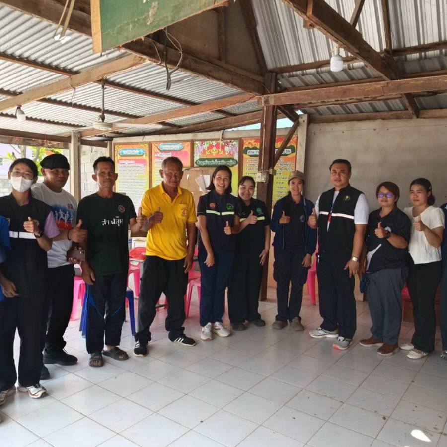 สำนักงานปศุสัตว์เขต 4 ร่วมปฏิบัติงานการควบคุมโรคพิษสุนัขบ้าในสัตว์ในพื้นที่อำเภอน้ำพอง จังหวัดขอนแก่น