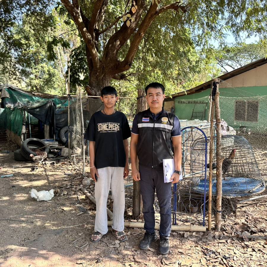 สนง.ปศอ.เอราวัณ จ.เลย การคัดเลือกฟาร์มที่มีระบบการป้องกันโรคและการเลี้ยงสัตว์ที่เหมาะสม (GFM)