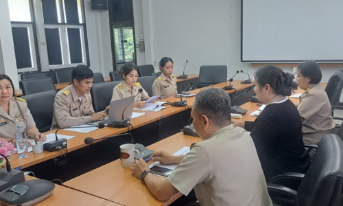 การประชุมคณะทำงานจัดทำคำรับรองการปฏิบัติราชการของหน่วยงานภายในกรมปศุสัตว์ (OKR)